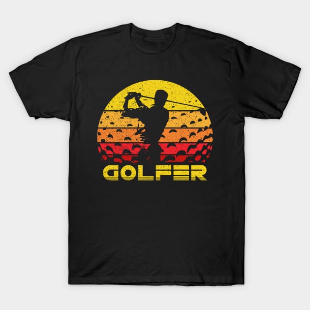 Golf Vintage Golfer T-Shirt by DARSHIRTS